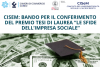 CISeM: Bando per il conferimento del premio tesi di laurea "le sfide dell'impresa sociale"